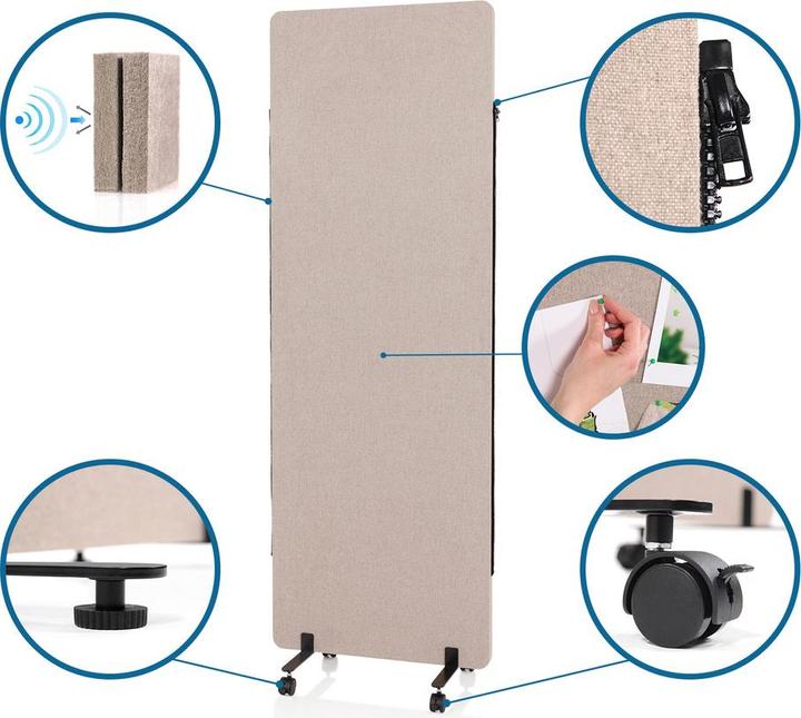 Actual product image Hjh Office FLEXMIUT (60 x 3 x 170 cm)