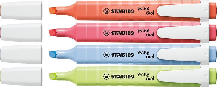 Actual product image STABILO Highlighter Swing Cool (Pastel shades, 4 mm, 4 x)