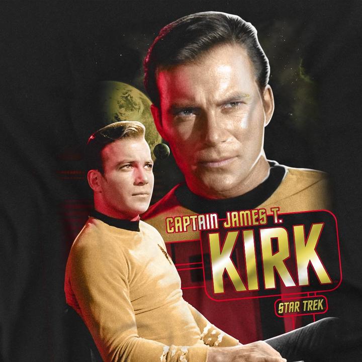 Actual product image Mens Captain Kirk T-Shirt (XXL)