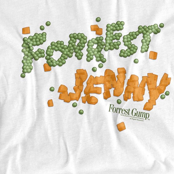 Actual product image Forrest Gump Mens Peas And Carrots T-Shirt (3XL)