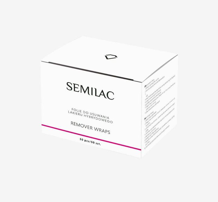 Semilac Folien zum Entfernen von Hybridlacken 1p - 50pcs.