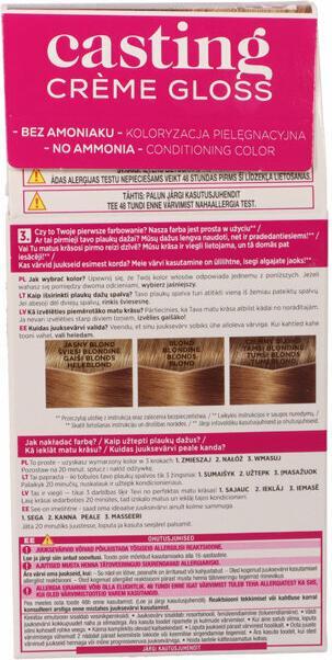 Actual product image L'Oréal Paris L'Oréal Casting Cream Gloss Hair Color 700 Blond (700 Blonde)