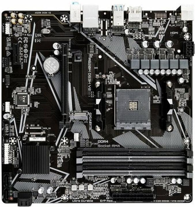 Immagine prodotto Gigabyte A520M DS3H V2 (AM4, AMD A520, mATX)
