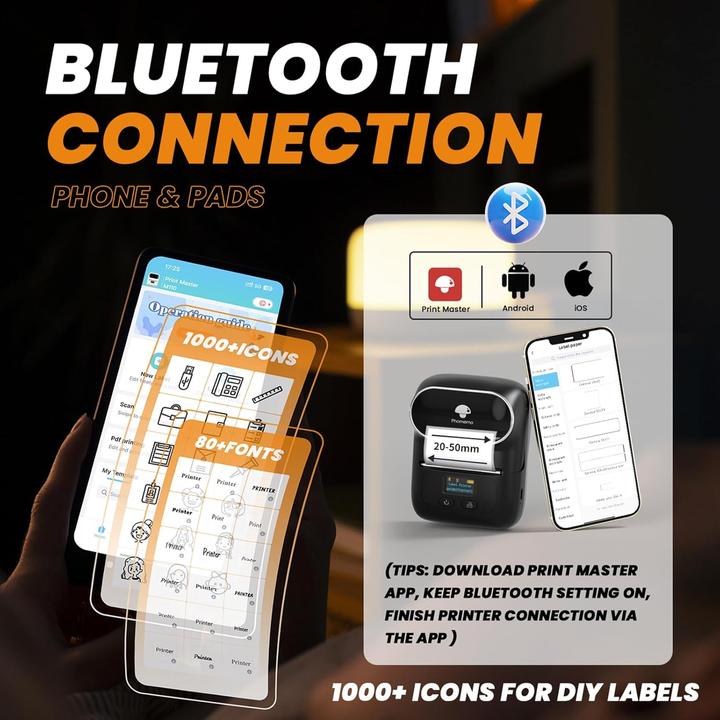 Produktbild Phomemo M110 mit Bluetooth BLA (203 dpi)