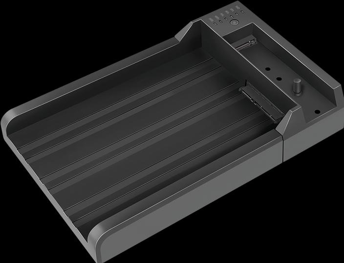 Productafbeelding LogiLink USB 3.2 Gen 2 Quickport, 2-poorts, voor SATA HDD/SSD en M.2 NVMe SSD (2 Havens)