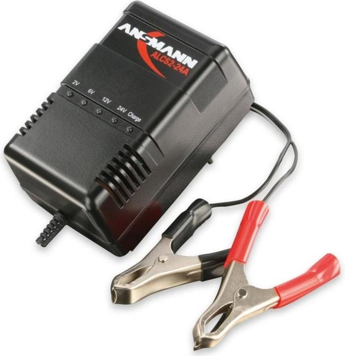 Actual product image Ansmann 220V Ladegerät für 12V Akku (24V, 6V, 12V, 24 A)