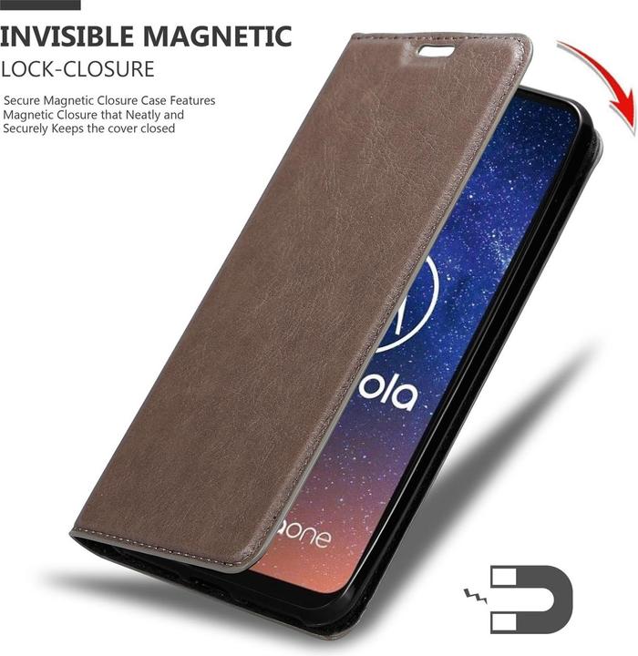 Image du produit Cadorabo Book Couverture magnétique invisible (Motorola One Vision)