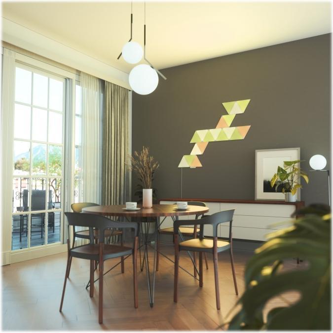 Image du produit Nanoleaf Shapes Triangles Smarter Kit (100 lm)