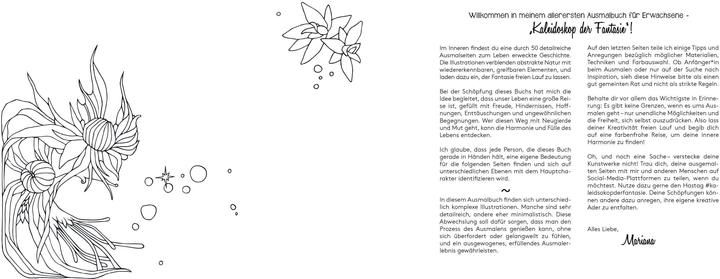 Actual product image Colouring book: Kaleidoscope of the imagination