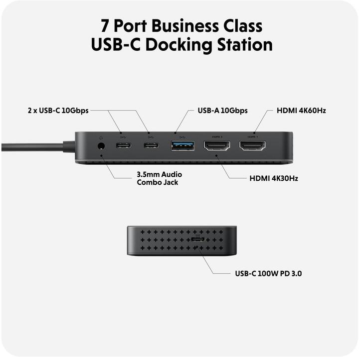 Image du produit Hyper Drive Universal USB-C 7-in1 Dual HDMI Mobile Dock (USB-C, 7 Ports)