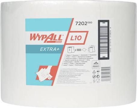 Actual product image Wypall Wipe L-10 EXTRA + large roll, made of Airflex material, 1000 cloths, 1-ply (1 x)