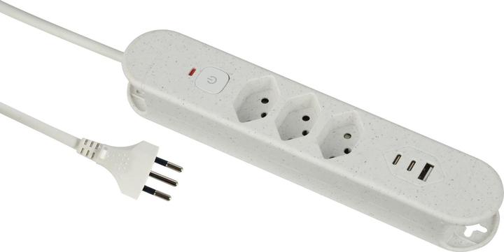 Image du produit Schönenberger Steckdosenleiste Re:Life USB (3 x, Type 13, 1.80 m)