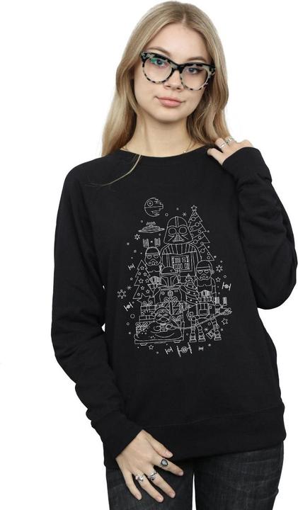 Image du produit Star Wars - Sweat EMPIRE CHRISTMAS - Femme (M)