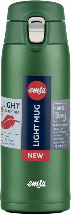 Produktbild Emsa Isolier-Trinkflasche LIGHT MUG, 0,4 Liter, grn (0.40 l)