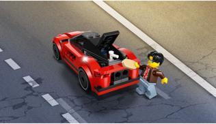 Actual product image LEGO Roter Sportwagen (60448, LEGO City)