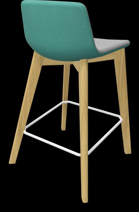 Grey, Mint, White, Ash natural light grey stained