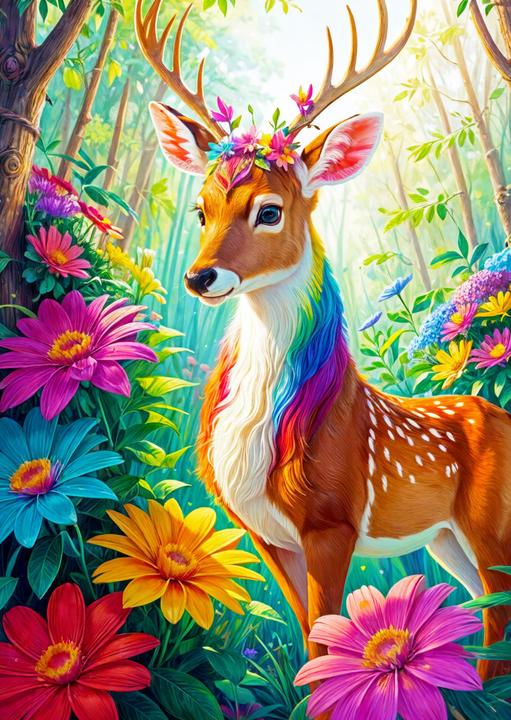 Produktbild Enjoy Puzzle Puzzle 1000 Teile - Magische Hirsche (1000 Teile)