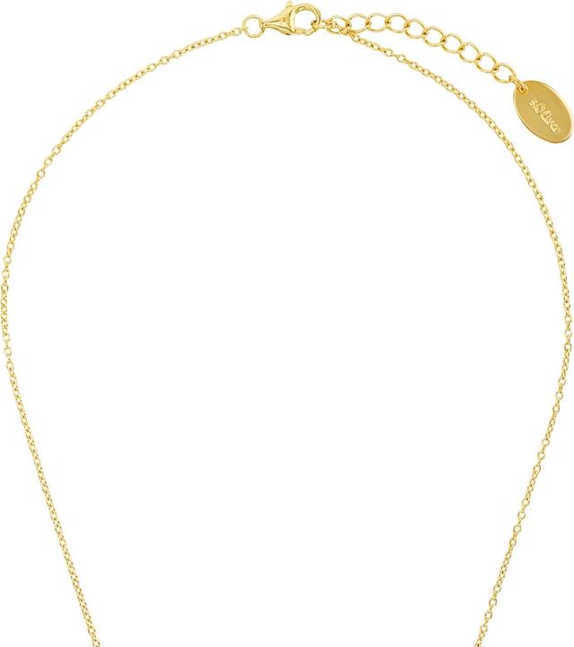 Image du produit S.Oliver Collier pour femme, argent 925 Sterling, zirconium synth. | Infinity/Love (Argent 925)
