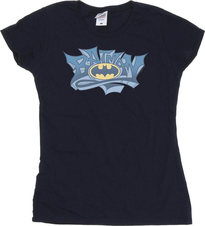 Batman Graffiti Logo Baumwoll TShirt