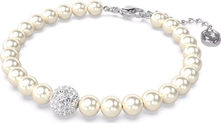 Swarovski Remix Armband Collection Strand Weiss (21.50 cm, Swarovski Metall)