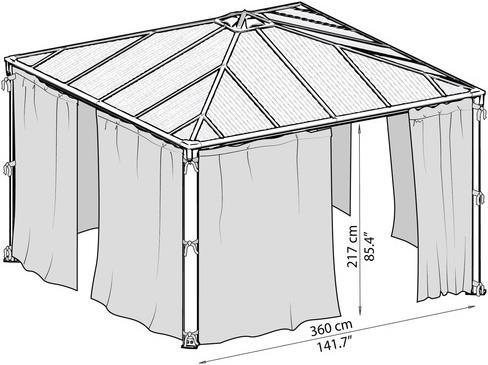 Actual product image Palram Curtains (359 cm, 360 cm)