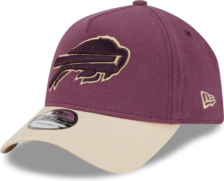 Produktbild New Era A-Frame 9Forty Cap MOLESKIN Buffalo Bills maroon (One Size)