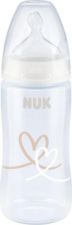 Produktbild NUK First Choice+ 3er-Flaschen-Set mit Temperature Control, 300ml, 0-6 Monate, beige, rosa, weiss (300 ml)