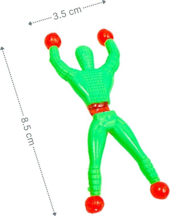 Immagine prodotto Hermex Giocattolo appiccicoso Uomo che si arrampica Scalatore di pareti Corridore di finestre Giocattolo