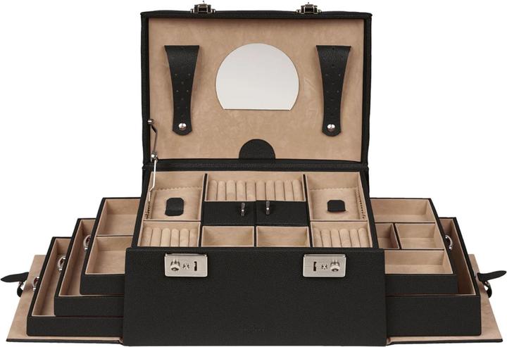 Actual product image Windrose Beluga Schmuckkasten Leder 29.5 cm