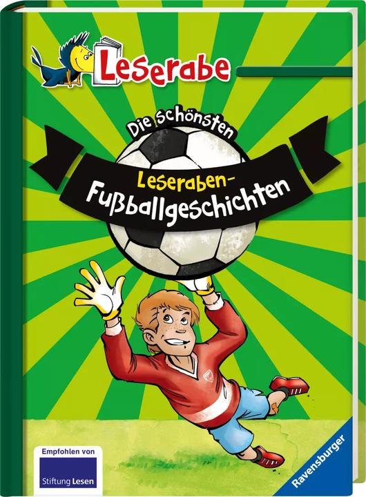 Immagine prodotto Ravensburger Die schönsten Leseraben-Fussballgeschichten (Tedesco, Manfred Maggio, Heike Wiechmann, Fabian Lenk, Heribert Schulmeyer, Jan Sasse, 2019)