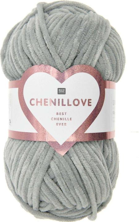 Rico Design Laine Chenillove 100 g, Gris (110 m)