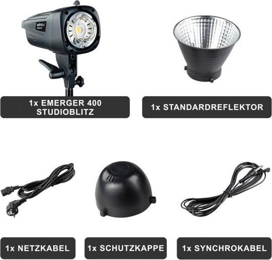 Actual product image Walimex pro Emerger 400 studio flash (400 W, Flash head)