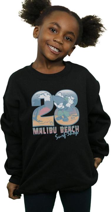 Actual product image Disney Girls Mickey Mouse Surf Shop Sweatshirt (152, 158)