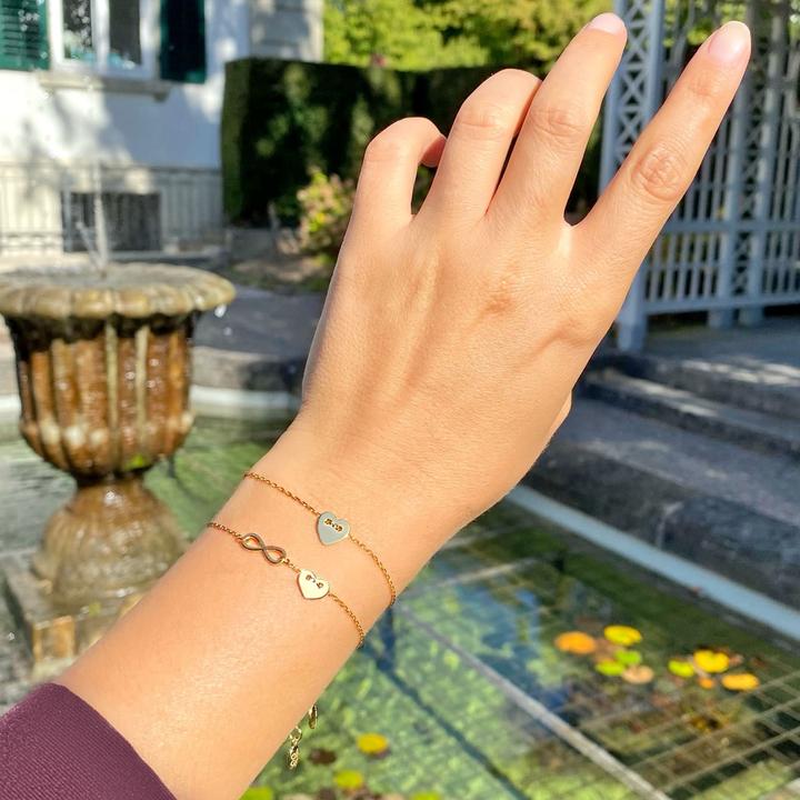 Produktbild Candy Armband Vega, 925 Sterling Silber, vergoldet (17.50 cm, 925 Sterling Silber, 18k vergoldet)