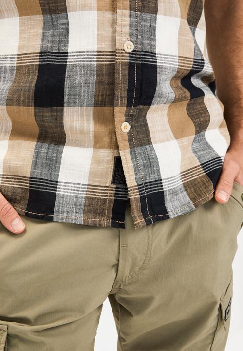 Image du produit Camel Active Kariertes Kurzarmhemd aus reiner Baumwolle (5XL)