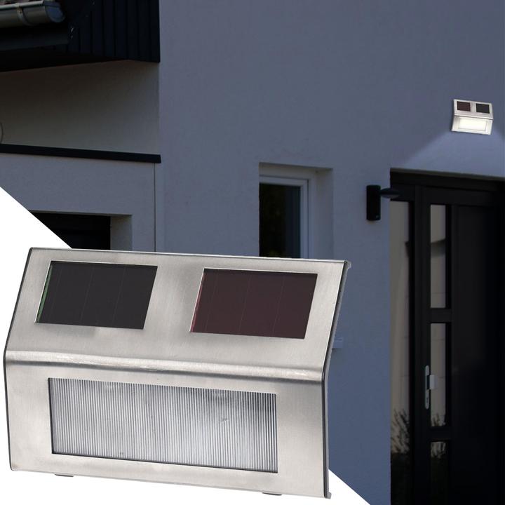 Immagine prodotto ProGarden Set di 4 luci LED solari da parete