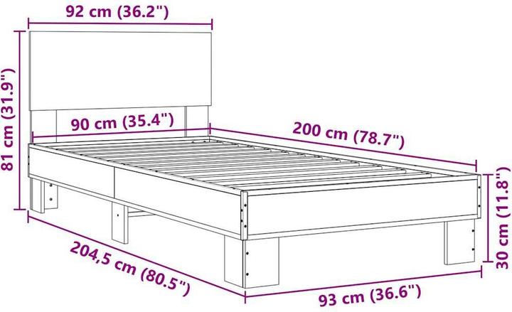 Actual product image VidaXL Kanika (90 x 200 cm)