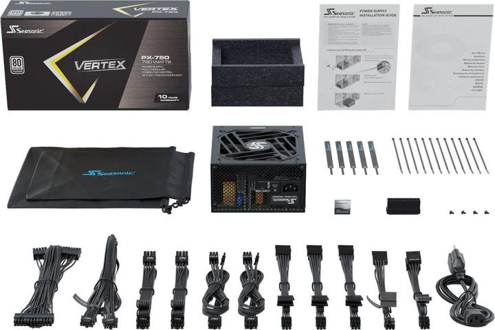 Actual product image Seasonic VERTEX PX-750 ATX3.0 750W VERTEX PX-750 (750 W)