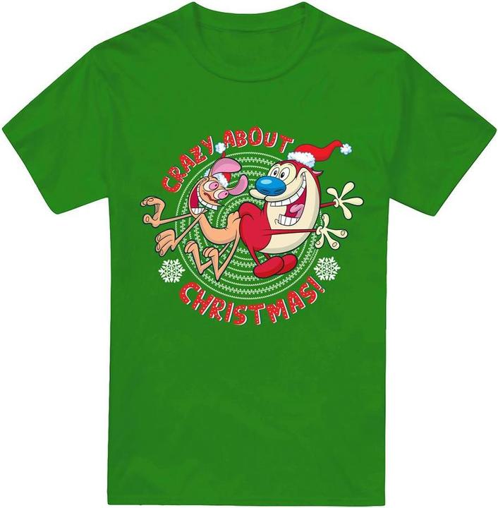 Ren & Stimpy Crazy About Christmas TShirt