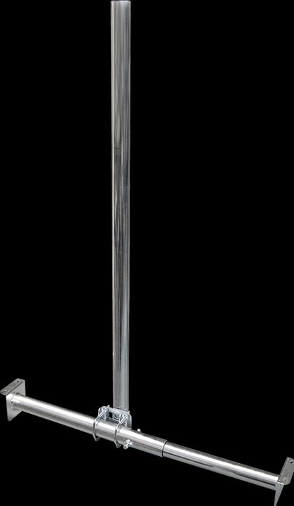 Image du produit Megasat 110067 Mât 48/1200 support chevron 610-1100mm acier (Miroirs + antennes Montage)