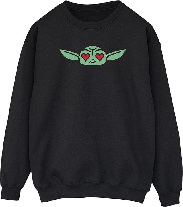 Produktbild Star Wars The Mandalorian Grogu Heart Eyes Sweatshirt (M)