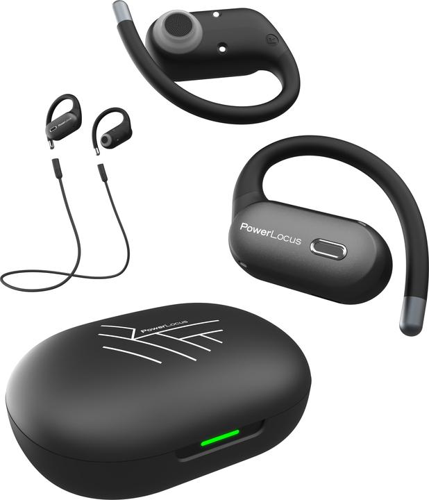 PowerLocus Move Open Ear Bluetooth-Kopfhörer (6 h)
