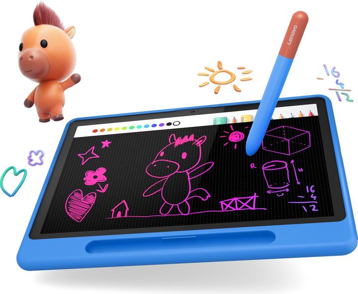 Actual product image Lenovo Tab + Kids Bumper (WLAN only, 10.10", 128 GB, Luna Grey)