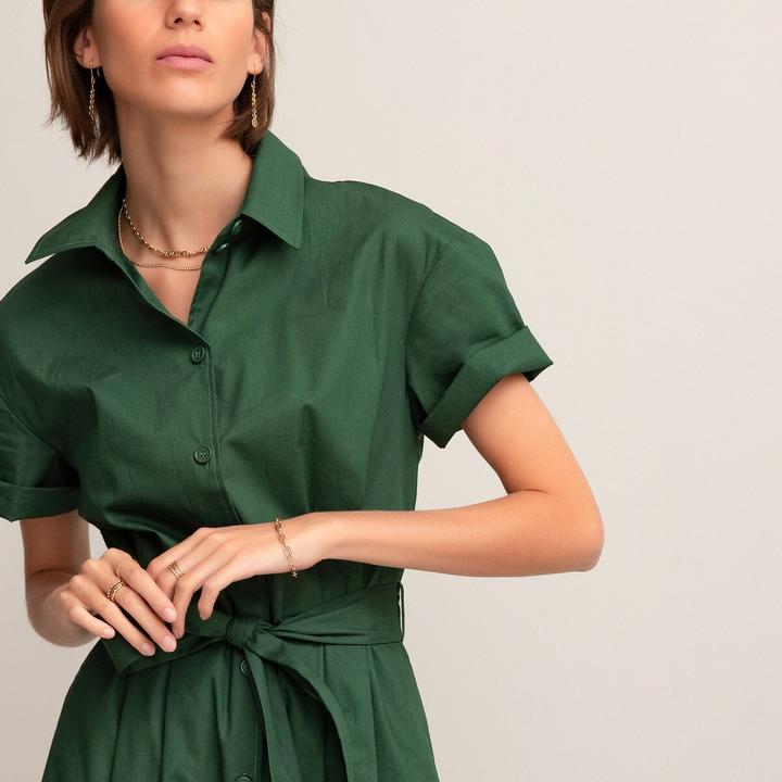 Immagine prodotto La Redoute Collections Abito blusa con cintura da annodare (40)