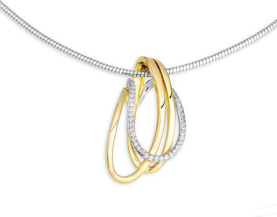Image du produit Breuning PENDENTIF - BRILLES. 0,22 Ct. H/si (Or 750/18 K)