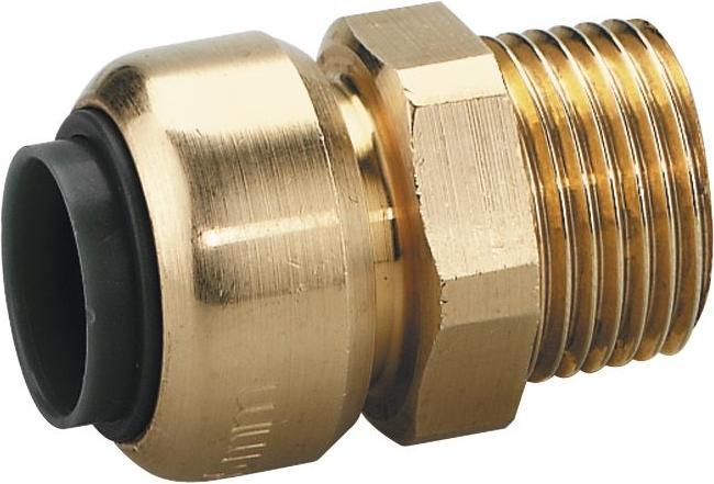 Actual product image Schneider Screw-in connector straight AG 1/2" for 22 mm compressed air pipe