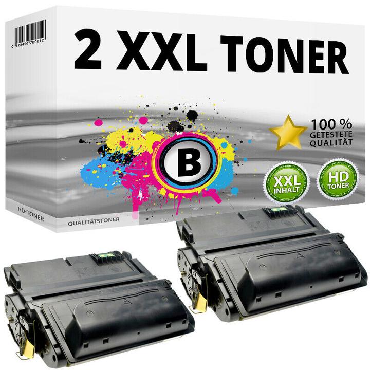 Image du produit Druckfuxx 2x XXL TONER für HP LaserJet 4200DTN 4200DTNS 4200DTNSL 4200LN 4200TN