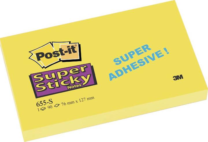 Actual product image Post-it Super Sticky (127 x 76 mm)