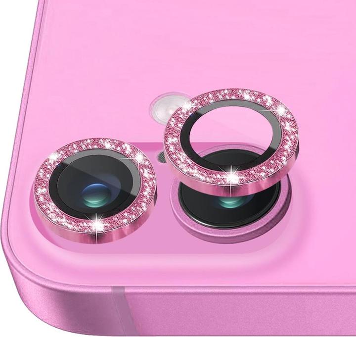 Immagine prodotto Ueli Express Kamera Panzerglas Linsenschutz Glitzer (2 Pezzo/i, Apple iPhone 16, Apple iPhone 16 Plus)