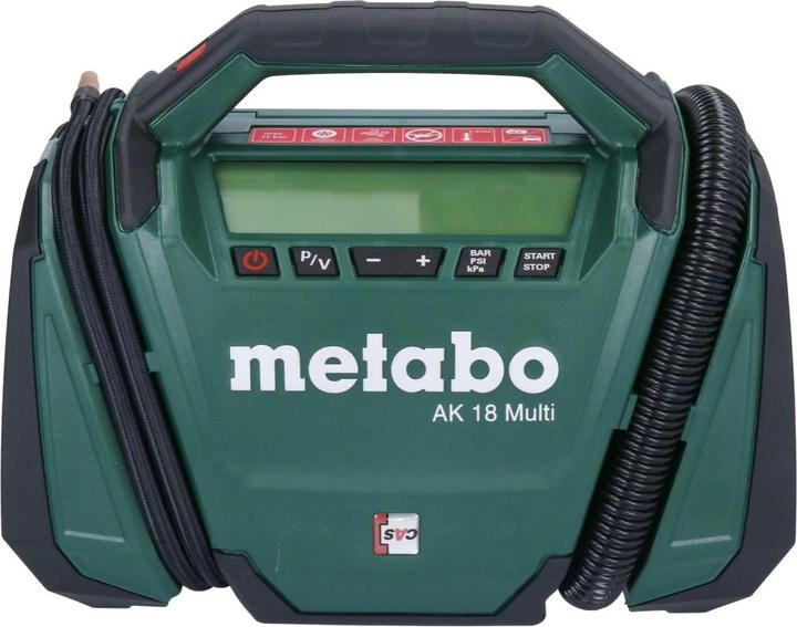 Produktbild Metabo AK 18 Multi Akku Kompressor 18 V 11 bar + 1x Akku 4,0 Ah + Ladegerät (11 Bar, 0 l)
